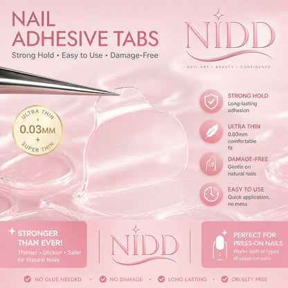 Nail Adhesive Tabs (Pink)