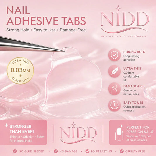 Nail Adhesive Tabs (Pink)